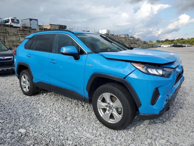 4T3MWRFV1MU024235 - 2021 TOYOTA RAV4 LE BLUE photo 4