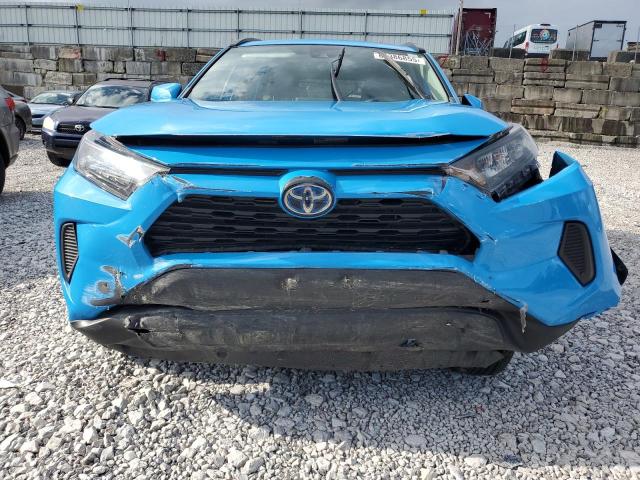 4T3MWRFV1MU024235 - 2021 TOYOTA RAV4 LE BLUE photo 5