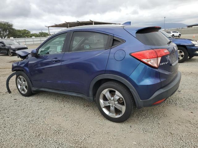3CZRU5H79HM713282 - 2017 HONDA HR-V EXL BLUE photo 2
