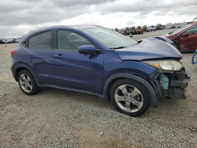3CZRU5H79HM713282 - 2017 HONDA HR-V EXL BLUE photo 4