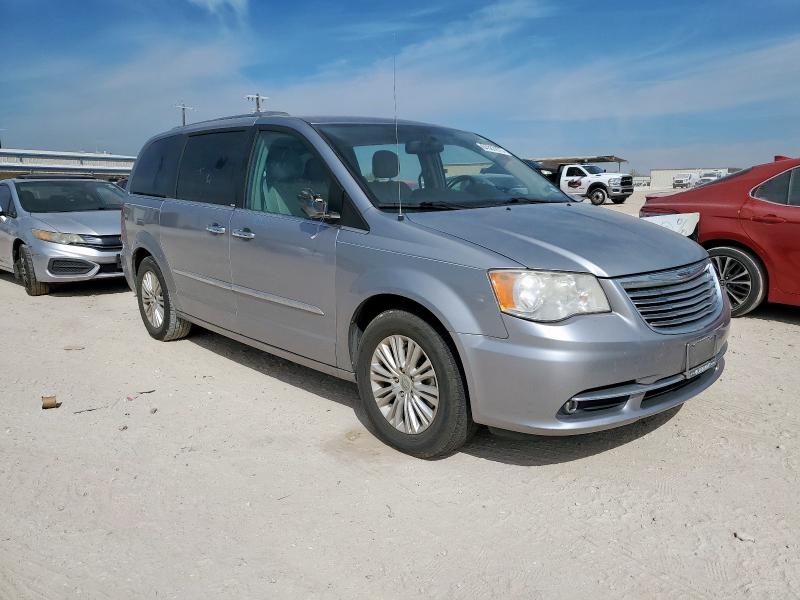 2C4RC1CG9DR615994 - 2013 CHRYSLER TOWN & COU TOURING L SILVER photo 4