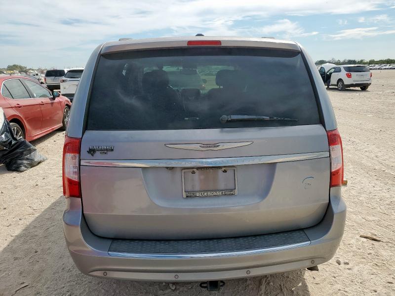 2C4RC1CG9DR615994 - 2013 CHRYSLER TOWN & COU TOURING L SILVER photo 6