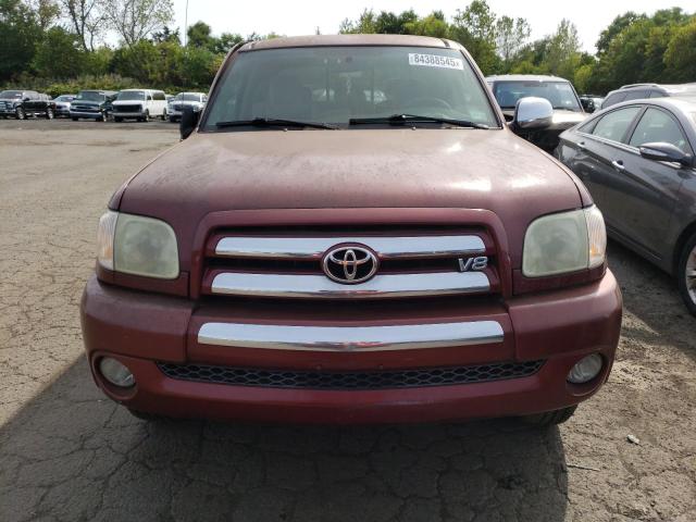 5TBBT44155S465638 - 2005 TOYOTA TUNDRA ACCESS CAB SR5 BURGUNDY photo 5