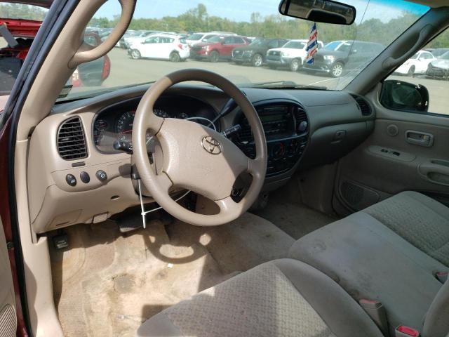 5TBBT44155S465638 - 2005 TOYOTA TUNDRA ACCESS CAB SR5 BURGUNDY photo 8