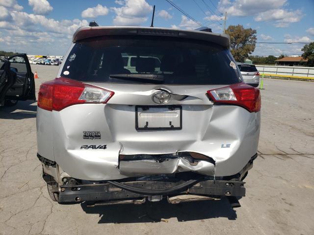 JTMZFREV9FJ037338 - 2015 TOYOTA RAV4 LE SILVER photo 6