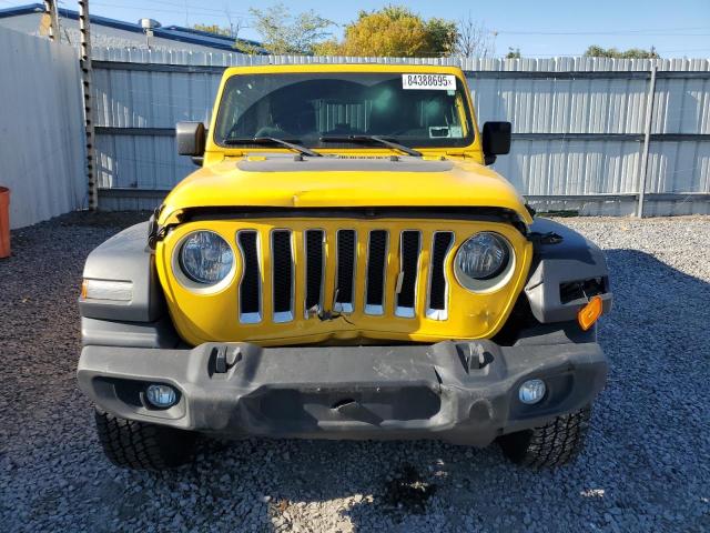 1C4HJXDG4KW616722 - 2019 JEEP WRANGLER U SPORT YELLOW photo 5
