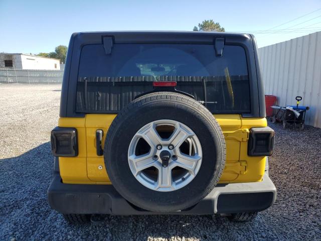 1C4HJXDG4KW616722 - 2019 JEEP WRANGLER U SPORT YELLOW photo 6
