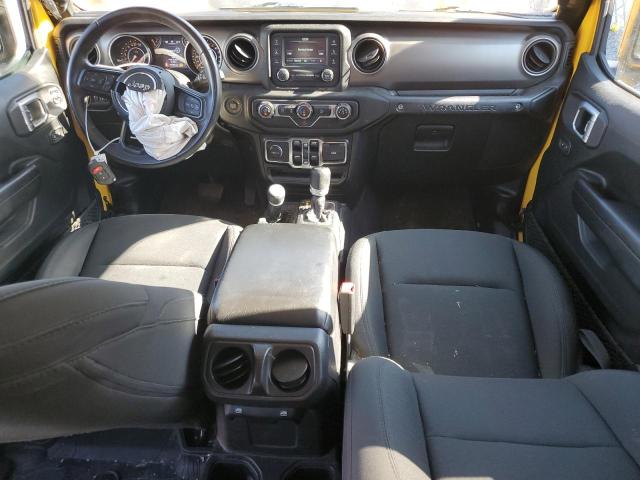 1C4HJXDG4KW616722 - 2019 JEEP WRANGLER U SPORT YELLOW photo 8