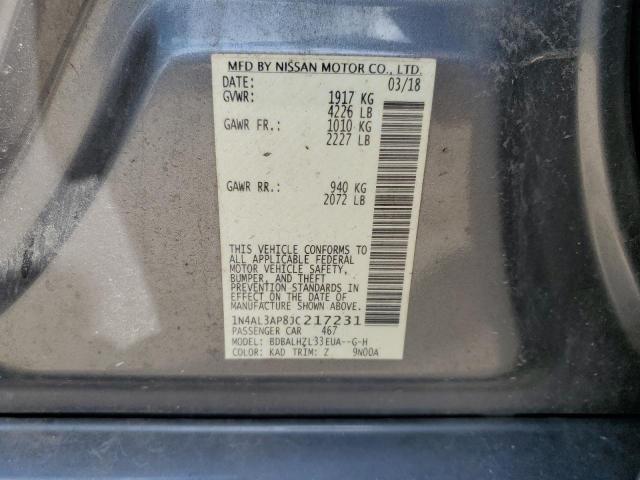 1N4AL3AP8JC217231 - 2018 NISSAN ALTIMA 2.5 Silber Foto 12