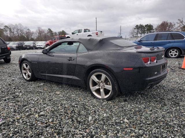 2G1FB3DD4B9187442 - 2011 CHEVROLET CAMARO LT BLACK photo 2