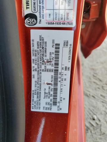 3FADP4BJ2JM132207 - 2018 FORD FIESTA SE წითელი ფოტო 12