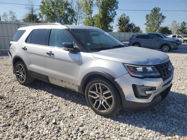 1FM5K8GT6HGA57719 - 2017 FORD EXPLORER SPORT Արծաթագույն լուսանկար 4
