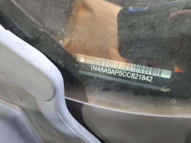 1N4AA5AP5CC821842 - 2012 NISSAN MAXIMA S ნაცრისფერი ფოტო 13