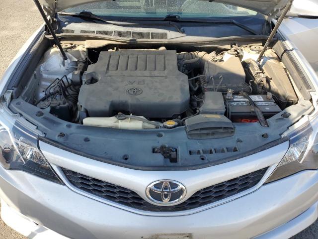 4T1BK1FK7CU018411 - 2012 TOYOTA CAMRY SE ვერცხლისფერი ფოტო 11