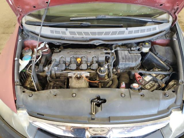 2HGFA16539H534684 - 2009 HONDA CIVIC LX MAROON photo 11