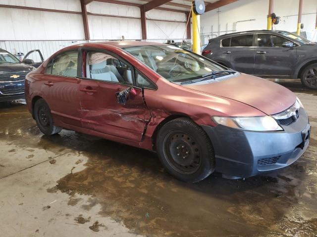 2HGFA16539H534684 - 2009 HONDA CIVIC LX MAROON photo 4