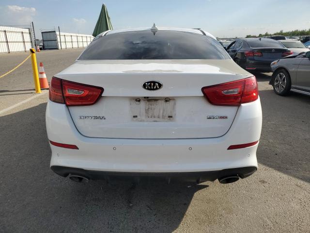 5XXGR4A74FG384816 - 2015 KIA OPTIMA SX WHITE photo 6