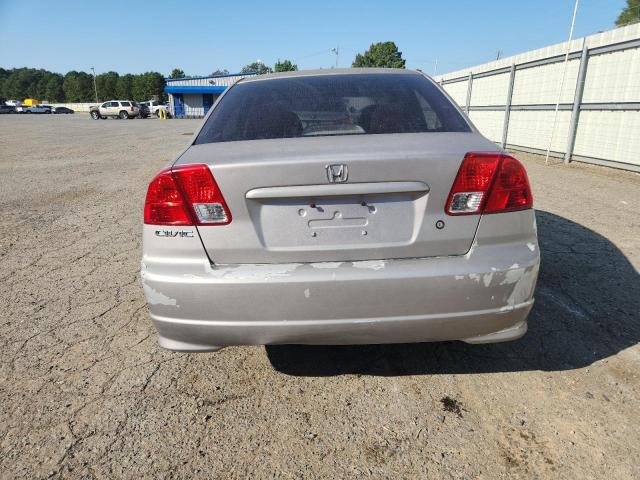 1HGES16305L007156 - 2005 HONDA CIVIC DX VP TAN photo 6