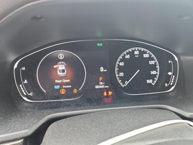 1HGCV2F36NA017870 - 2022 HONDA ACCORD SPORT შავი ფოტო 9