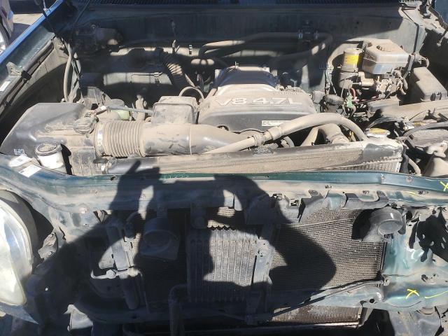 5TBDT44154S456610 - 2004 TOYOTA TUNDRA DOUBLE CAB SR5 GREEN photo 11