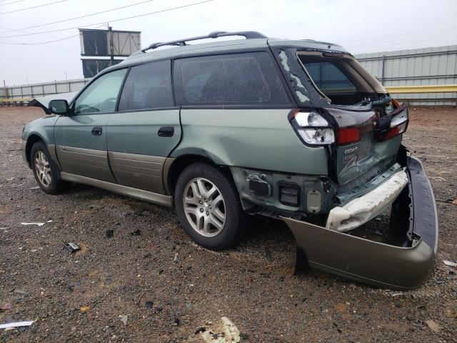 4S3BH675547615615 - 2004 SUBARU LEGACY OUTBACK AWP Yaşıl foto 2