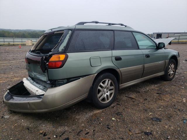 4S3BH675547615615 - 2004 SUBARU LEGACY OUTBACK AWP Yaşıl foto 3