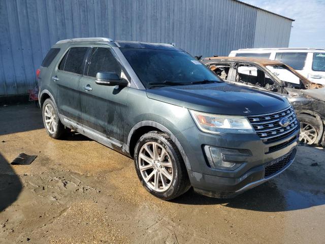 1FM5K7F83GGB43169 - 2016 FORD EXPLORER LIMITED GREEN photo 4