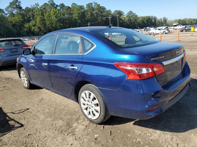 3N1AB7APXGY216895 - 2016 NISSAN SENTRA S BLUE photo 2