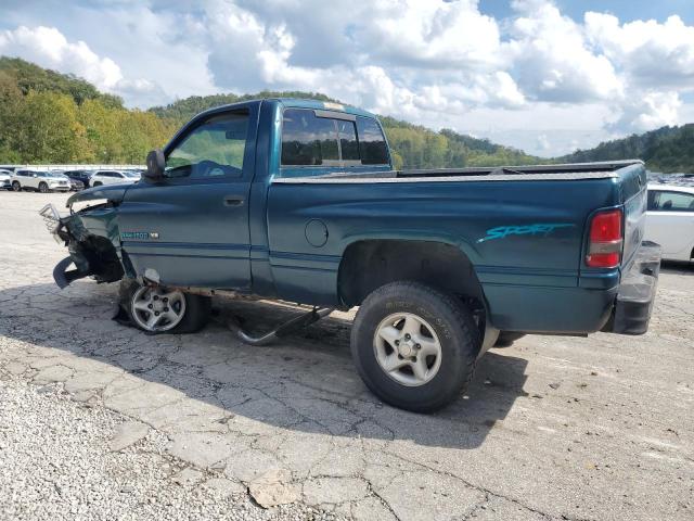 1B7HF16Z1WS518015 - 1998 DODGE RAM 1500 BLUE photo 2