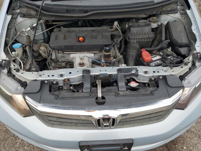 19XFB2F55CE369855 - 2012 HONDA CIVIC LX ლურჯი ფოტო 11