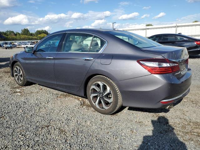 1HGCR3F08HA010455 - 2017 HONDA ACCORD EXL GRAY photo 2