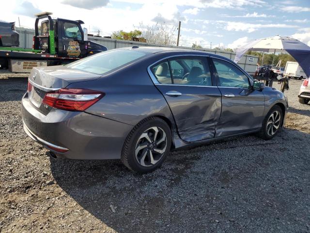 1HGCR3F08HA010455 - 2017 HONDA ACCORD EXL GRAY photo 3