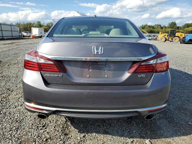 1HGCR3F08HA010455 - 2017 HONDA ACCORD EXL GRAY photo 6