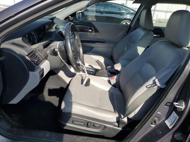 1HGCR3F08HA010455 - 2017 HONDA ACCORD EXL GRAY photo 7