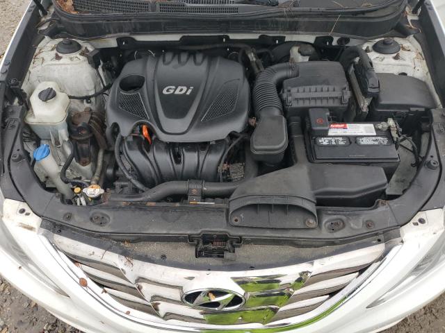 5NPEC4AC6DH612029 - 2013 HYUNDAI SONATA SE WHITE photo 11