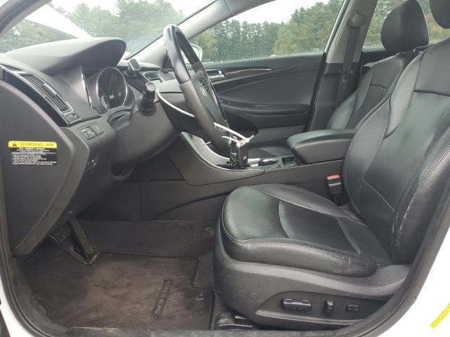 5NPEC4AC6DH612029 - 2013 HYUNDAI SONATA SE WHITE photo 7