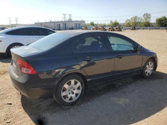 1HGFA16507L097291 - 2007 HONDA CIVIC LX BLACK photo 3