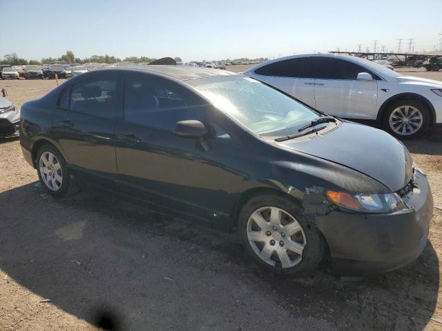 1HGFA16507L097291 - 2007 HONDA CIVIC LX BLACK photo 4