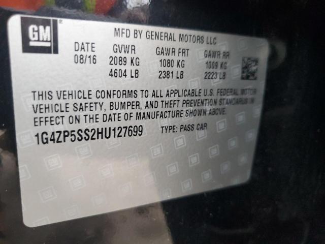 1G4ZP5SS2HU127699 - 2017 BUICK LACROSSE ESSENCE Boz foto 12