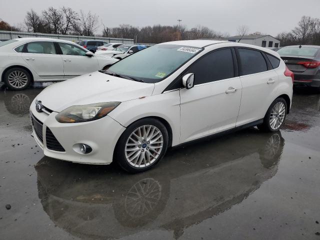 1FADP3N26EL409530 - 2014 FORD FOCUS TITANIUM WHITE photo 1