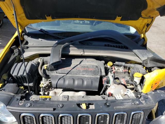 ZACCJBAB0HPE63557 - 2017 JEEP RENEGADE SPORT YELLOW photo 12
