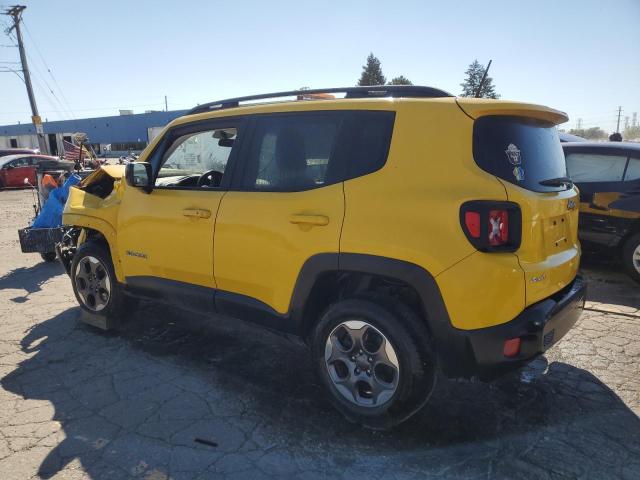 ZACCJBAB0HPE63557 - 2017 JEEP RENEGADE SPORT YELLOW photo 2