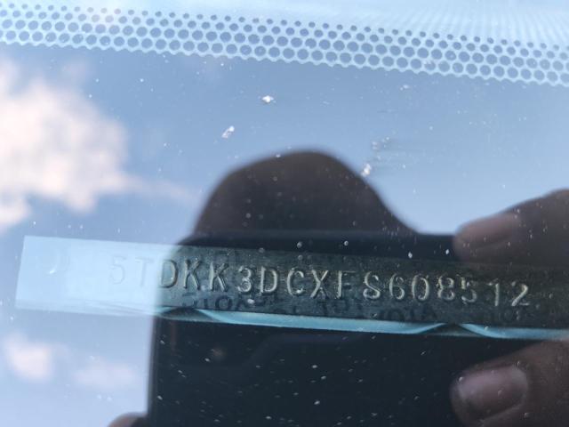 5TDKK3DCXFS608512 - 2015 TOYOTA SIENNA LE BLUE photo 13