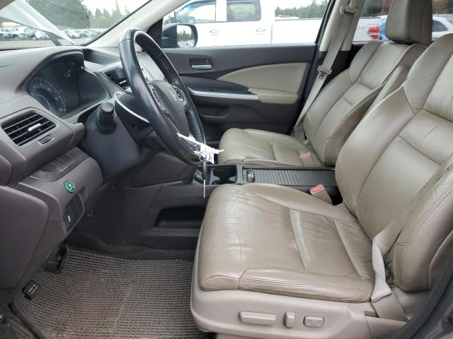 5J6RM4H78CL019025 - 2012 HONDA CR-V EXL BROWN photo 7