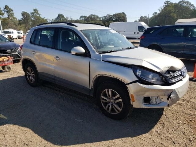 WVGAV7AX8FW565978 - 2015 VOLKSWAGEN TIGUAN S SILVER photo 4