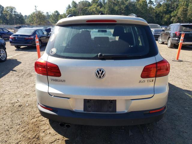 WVGAV7AX8FW565978 - 2015 VOLKSWAGEN TIGUAN S SILVER photo 6