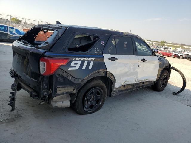 1FM5K8AB2LGD09040 - 2020 FORD POLICE POLICE INTERCEPTOR WHITE photo 3