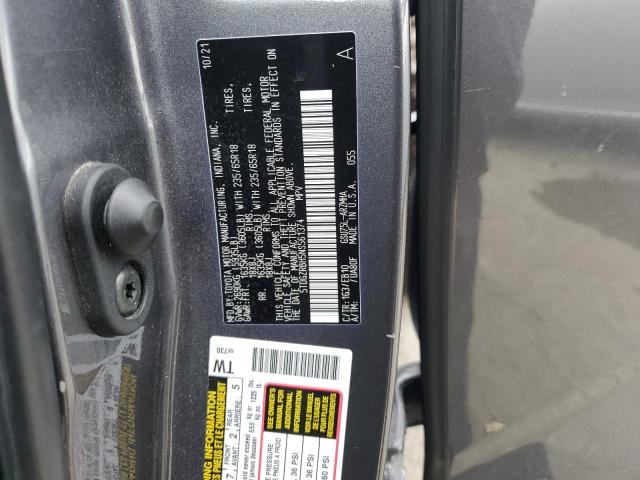 5TDGZRBH5NS561374 - 2022 TOYOTA HIGHLANDER XLE GRAY photo 13