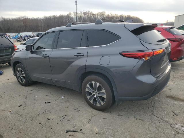 5TDGZRBH5NS561374 - 2022 TOYOTA HIGHLANDER XLE GRAY photo 2