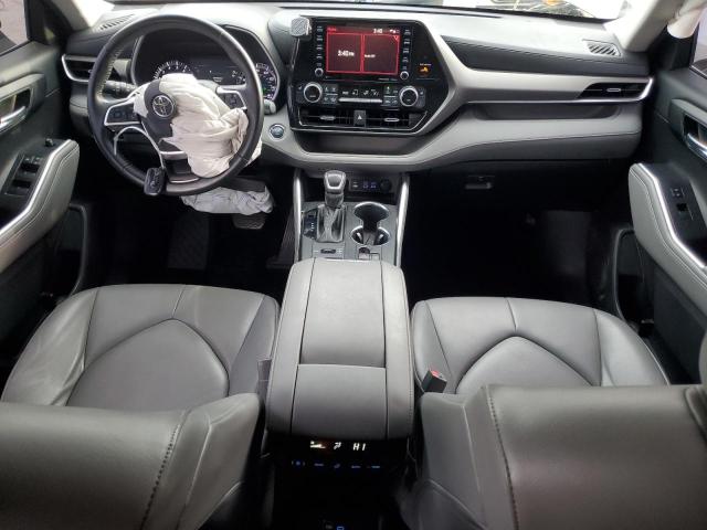 5TDGZRBH5NS561374 - 2022 TOYOTA HIGHLANDER XLE GRAY photo 8